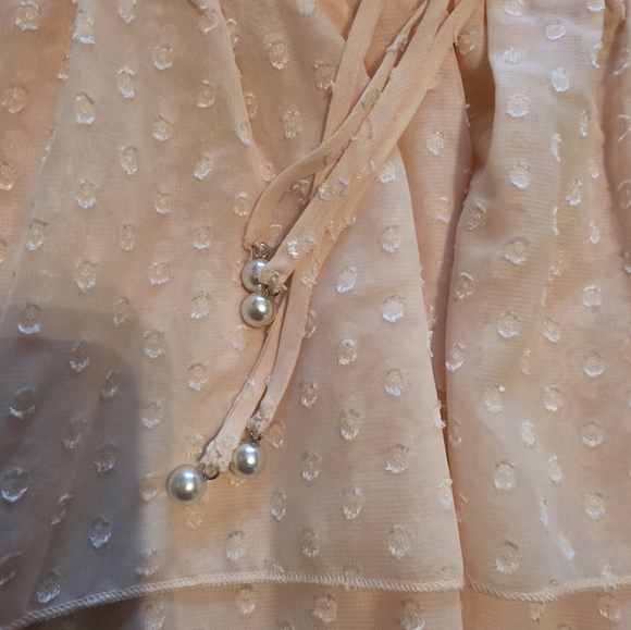 Tularosa New Pink Pearl Accent Dress Size S - Picture 8 of 14